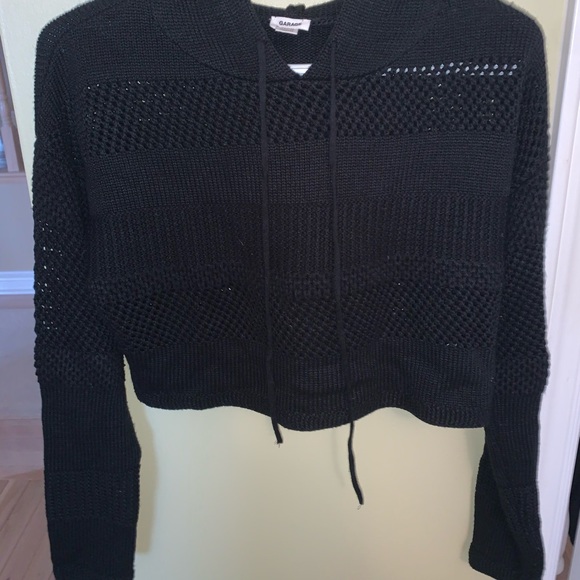Black cropped sweater - Picture 1 of 1